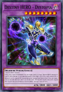 Destiny HERO - Dystopia Yu-Gi-Oh card