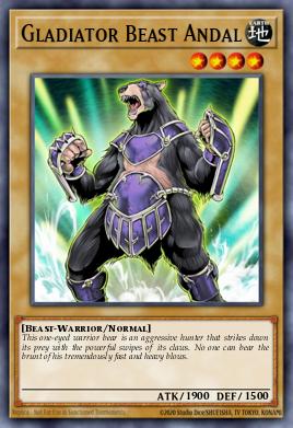 Gladiator Beast Andal Yu-Gi-Oh card