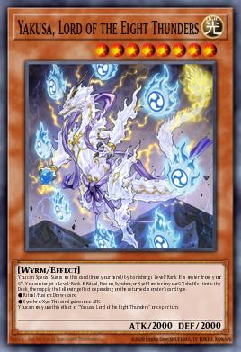 Yakusa, Lord of the Eight Thunders Yu-Gi-Oh card