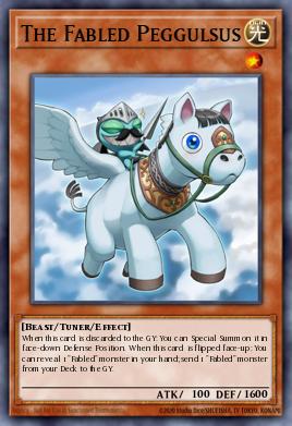 The Fabled Peggulsus Yu-Gi-Oh card