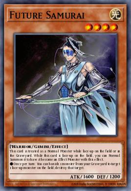 Future Samurai Yu-Gi-Oh card