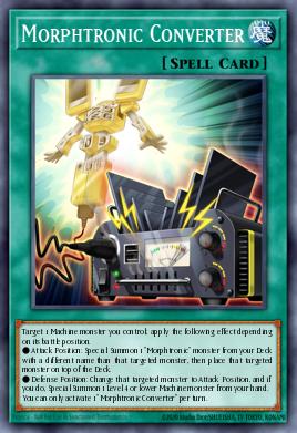Morphtronic Converter Yu-Gi-Oh card