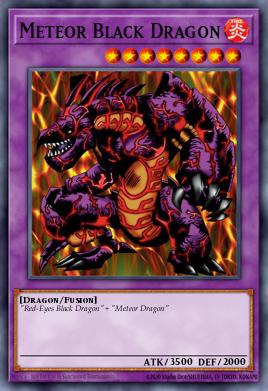 Meteor Black Dragon Yu-Gi-Oh card