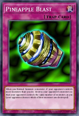 Pineapple Blast Yu-Gi-Oh card