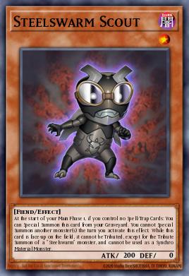 Steelswarm Scout Yu-Gi-Oh card