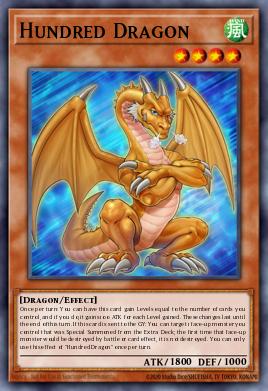 Hundred Dragon Yu-Gi-Oh card