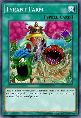 Tyrant Farm Yu-Gi-Oh card