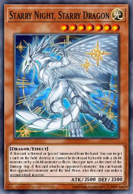 Starry Night, Starry Dragon Yu-Gi-Oh card