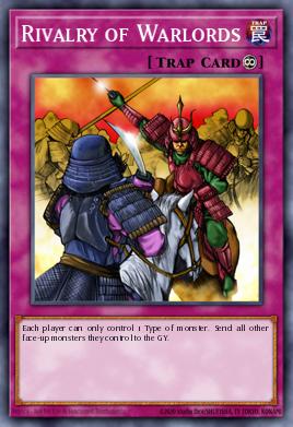 Rivalry of Warlords Yu-Gi-Oh card