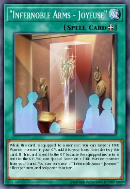 "Infernoble Arms - Joyeuse" Yu-Gi-Oh card