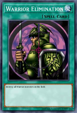 Warrior Elimination Yu-Gi-Oh card