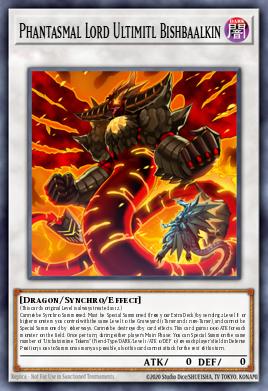 Phantasmal Lord Ultimitl Bishbaalkin Yu-Gi-Oh card