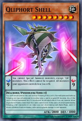 Qliphort Shell Yu-Gi-Oh card