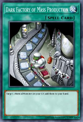 Dark Factory of Mass Production Yu-Gi-Oh card