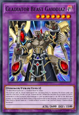Gladiator Beast Gaiodiaz Yu-Gi-Oh card