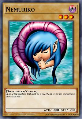Nemuriko Yu-Gi-Oh card
