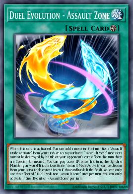 Duel Evolution - Assault Zone Yu-Gi-Oh card