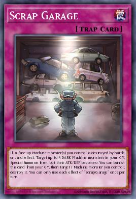 Scrap Garage Yu-Gi-Oh card