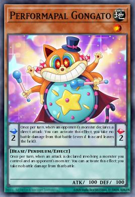 Performapal Gongato Yu-Gi-Oh card