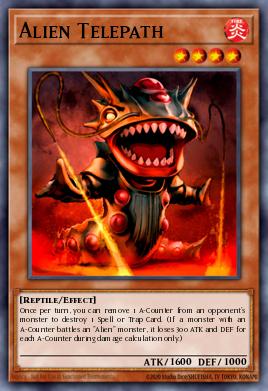 Alien Telepath Yu-Gi-Oh card