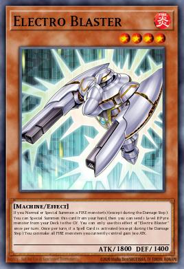 Electro Blaster Yu-Gi-Oh card