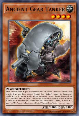 Ancient Gear Tanker Yu-Gi-Oh card