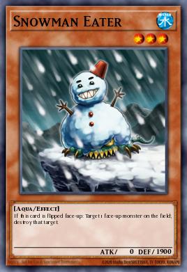 Snowman Eater Yu-Gi-Oh card
