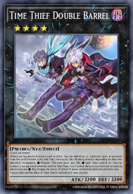Time Thief Double Barrel Yu-Gi-Oh card