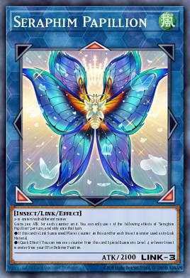 Seraphim Papillion Yu-Gi-Oh card
