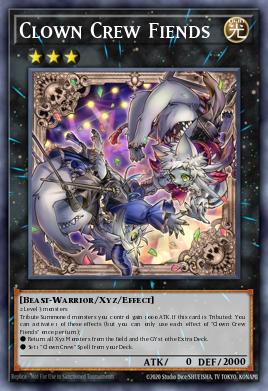 Clown Crew Fiends Yu-Gi-Oh card