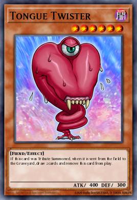 Tongue Twister Yu-Gi-Oh card