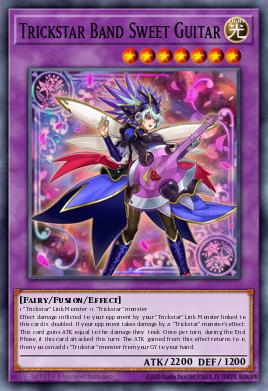 Trickstar Band Sweet Guitar Yu-Gi-Oh card