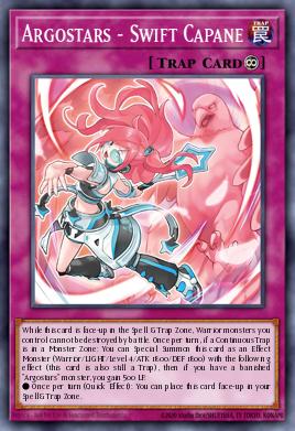 Argostars - Swift Capane Yu-Gi-Oh card
