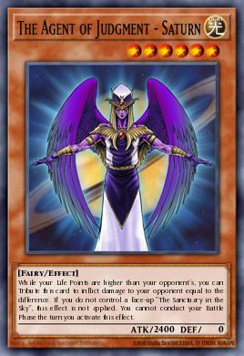 The Agent of Judgment - Saturn Yu-Gi-Oh card