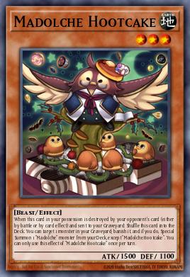 Madolche Hootcake Yu-Gi-Oh card