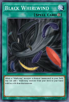 Black Whirlwind Yu-Gi-Oh card