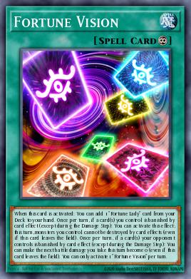 Fortune Vision Yu-Gi-Oh card