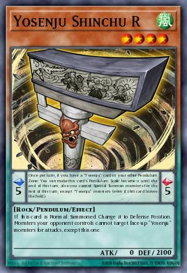 Yosenju Shinchu R Yu-Gi-Oh card