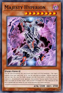 Majesty Hyperion Yu-Gi-Oh card
