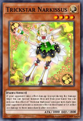 Trickstar Narkissus Yu-Gi-Oh card