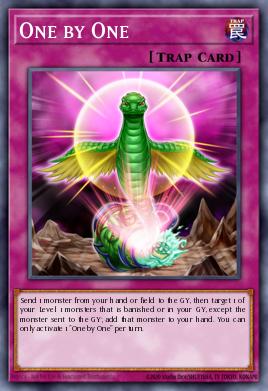 One by One Yu-Gi-Oh card