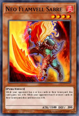 Neo Flamvell Sabre Yu-Gi-Oh card