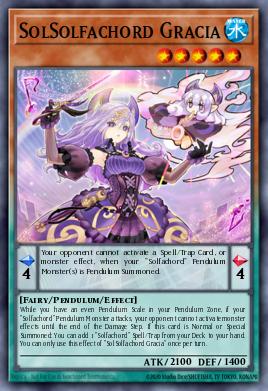 SolSolfachord Gracia Yu-Gi-Oh card