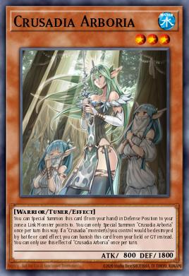 Crusadia Arboria Yu-Gi-Oh card