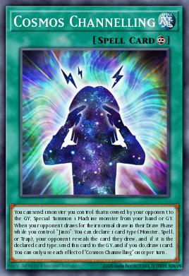 Cosmos Channelling Yu-Gi-Oh card