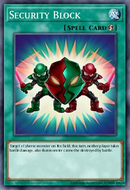 Security Block Yu-Gi-Oh card
