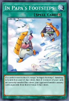 In Papa's Footsteps Yu-Gi-Oh card