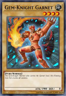 Gem-Knight Garnet Yu-Gi-Oh card