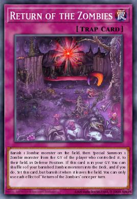 Return of the Zombies Yu-Gi-Oh card