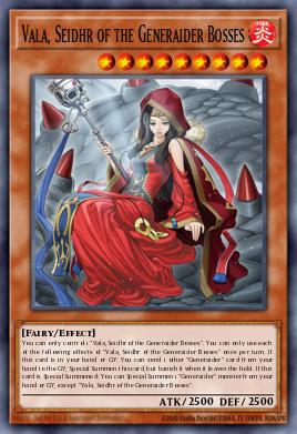 Vala, Seidhr of the Generaider Bosses Yu-Gi-Oh card
